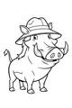 Safari Hat Warthog’s Big Grin