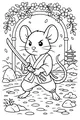 Brave Mouse and the Garden of Blossoms
