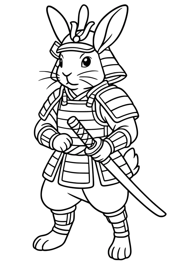 Sir Thumper in Samurai Armor