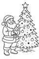 Santa Smiles by the Tree