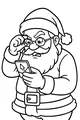 Santa Checks His Phone