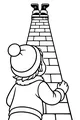 Santa Stuck Up the Chimney