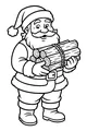 Santa Brings Wood for Warmth