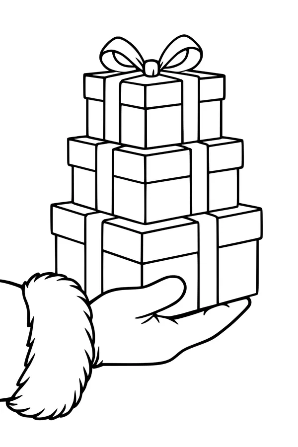 Santa's Stacked Gift Surprise