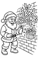 Santa's Merry Wall Mural