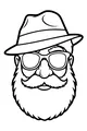 Undercover Santa With Big Shades