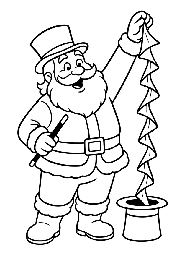 Santa's Ribbon Hat Trick