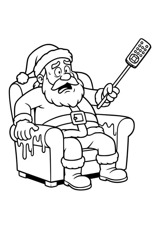 Santa's Melty Sofa Surprise