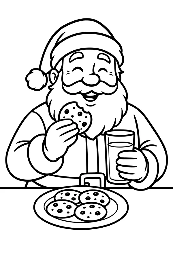Santa's Milk and Cookies Break