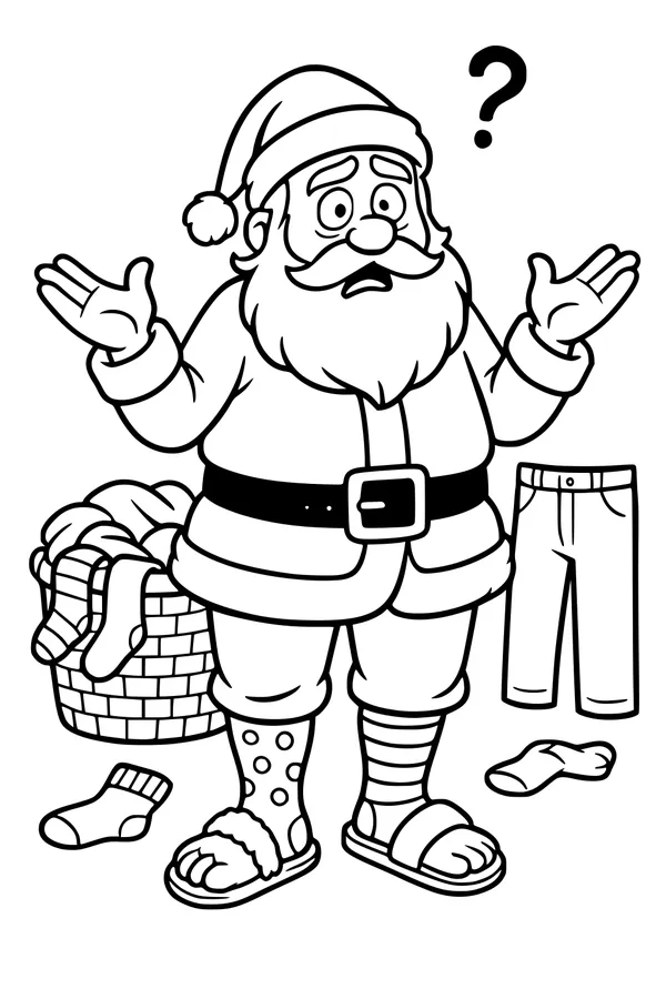 Santa’s Sock Mix-Up