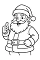 Santa Gives a Merry Thumbs Up