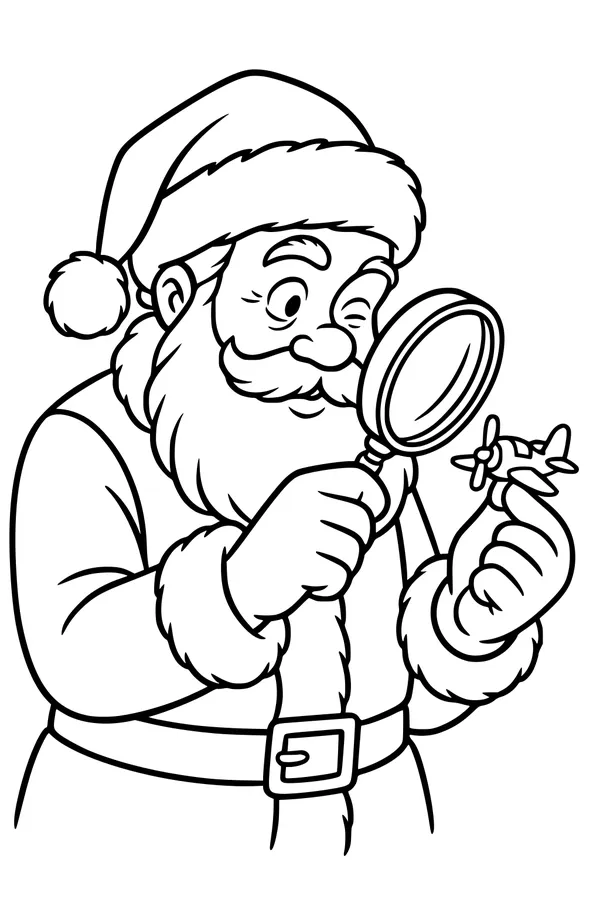 Santa the Toy Inspector