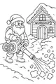 Santa Clears the Workshop Path