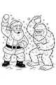 Santa vs. Snowy Yeti