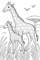 Tall Necks on the Savannah Walk