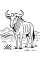 Savanna Stroll with the Wildebeest