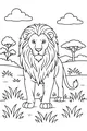 The Lion with the Wild Mane