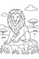 The Lion King of the Sunny Plains