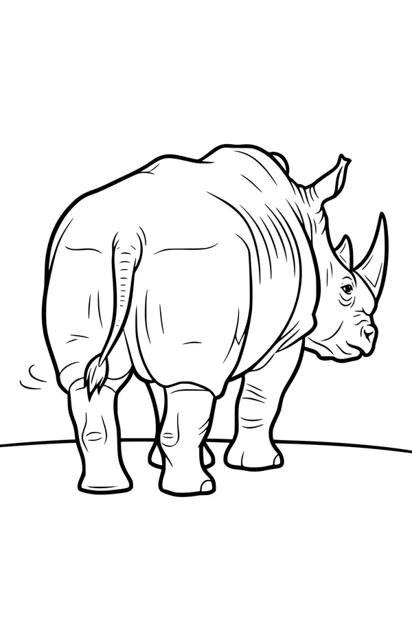 Stompy Rhino with a Wiggly Tail