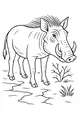 Warthog Wiggles on the Warm Savannah