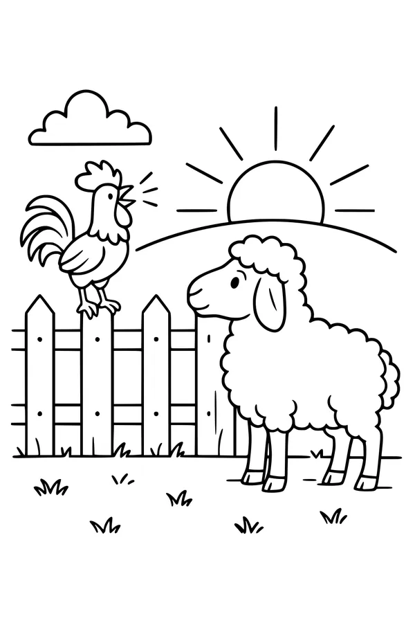 Morning Song on the Sunny Farm