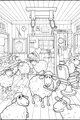 Fluffy Friends at the Sheep Barbershop