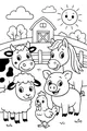 Sunshine Friends at the Barnyard Fence