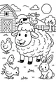 Sunny Day at Fluffy Sheep’s Farm