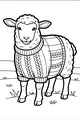Woolly Friend in a Cozy Sweater
