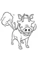 Warthog Makes a Silly Surprise Cloud