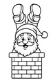 Santa's Silly Chimney Handstand