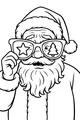 Santa's Silly Holiday Glasses