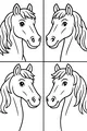 Four Friendly Horses Greet the Day
