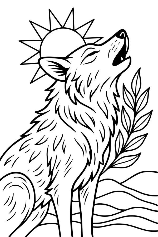 Sunny Song of the Morning Coyote
