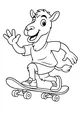 Sammy the Skater Camel Waves Hello