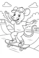 Riley the Rat at the Skatepark