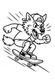 Downhill Howl on Wheels