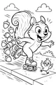 Zippy Squirrel’s Rollerskate Race