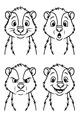 Skunk Faces Full of Big Feelings