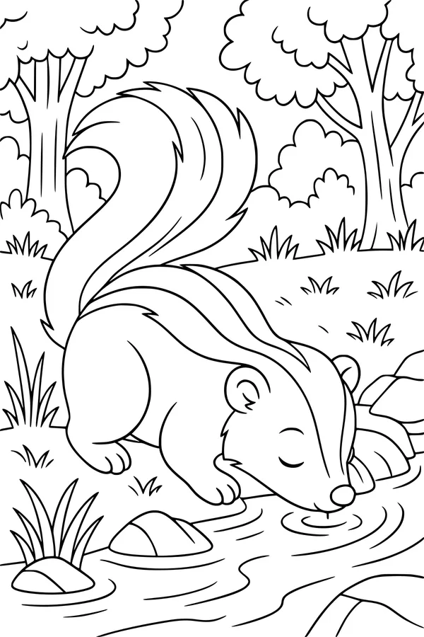 Sippy Sip by the Forest Stream