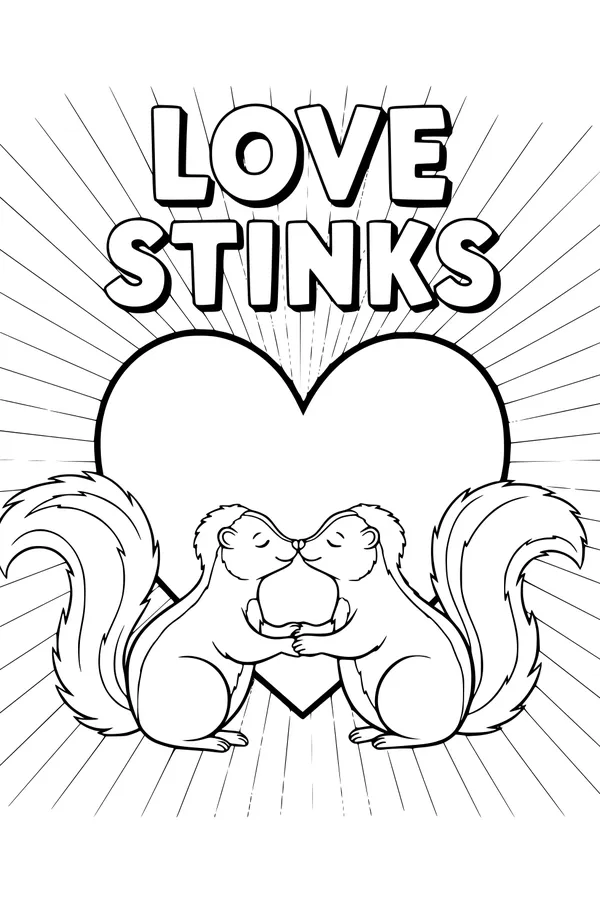 Two Skunks and a Jumbo Heart