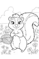 Sunny Picnic with Sandy the Skunk