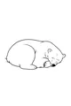 Naptime for the Gentle Polar Bear