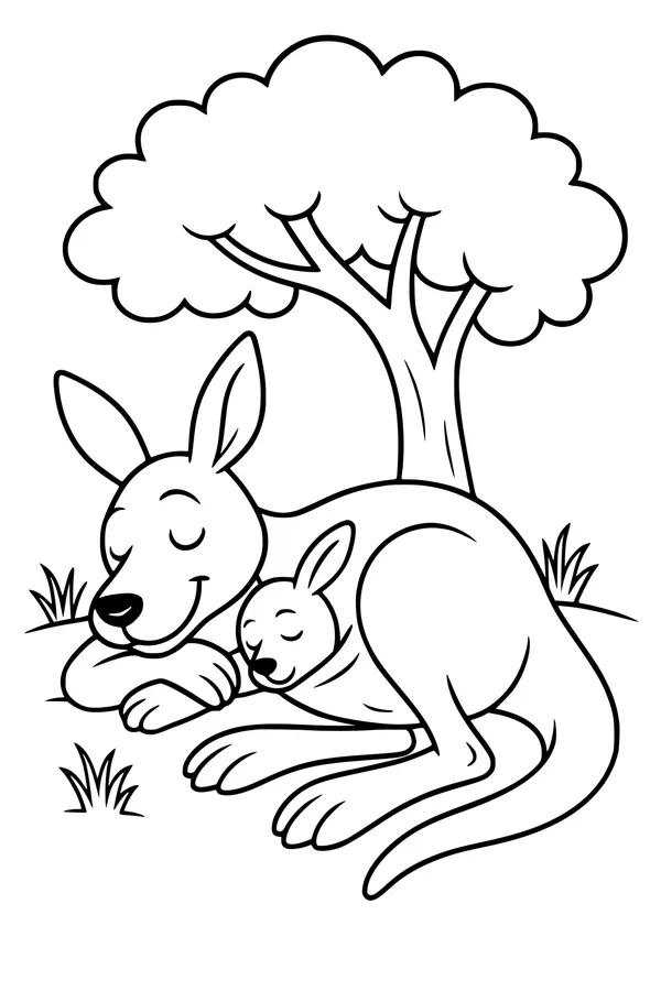 Naptime Beneath the Shady Tree