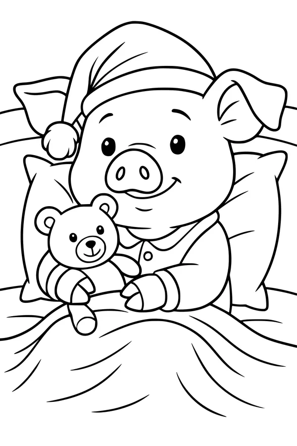Pajama Pig’s Snuggly Bedtime