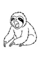 Sleepy Sloth’s Big Morning Yawn