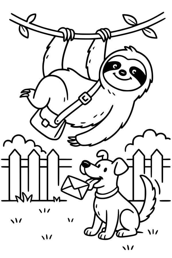 Sammy Sloth and Pippa’s Mail Surprise