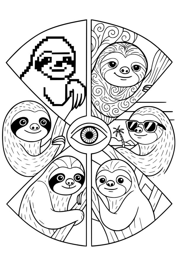 The Sloth Circle of Smiles