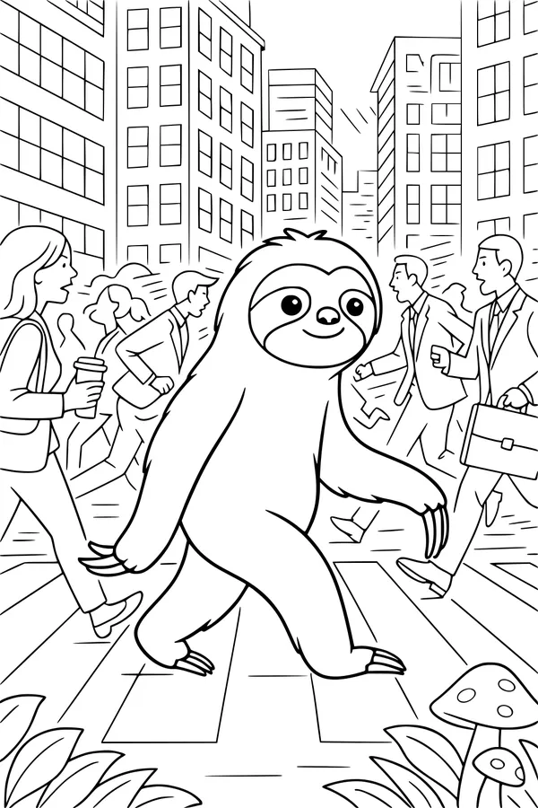 Sammy Sloth Takes the City Slow