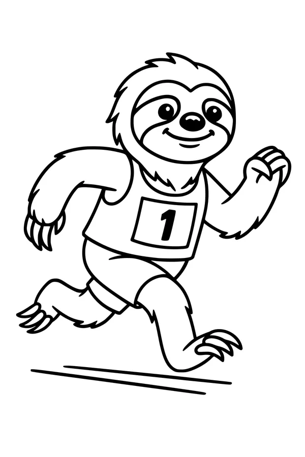 Super Sonic Sloth Leads the Race